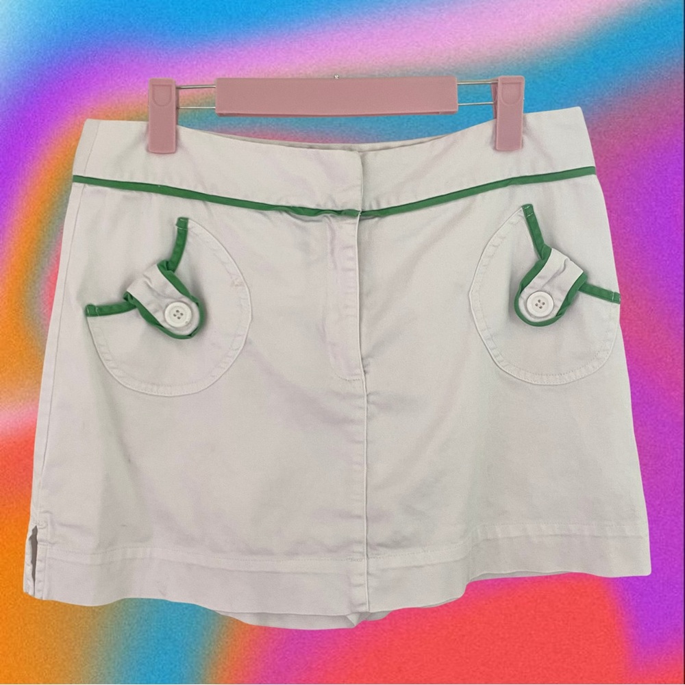 Bmoss Brand White Skort